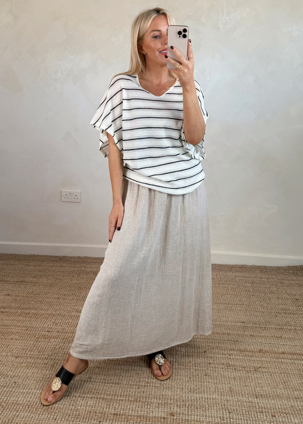 Atlantic striped tee-The Style Attic