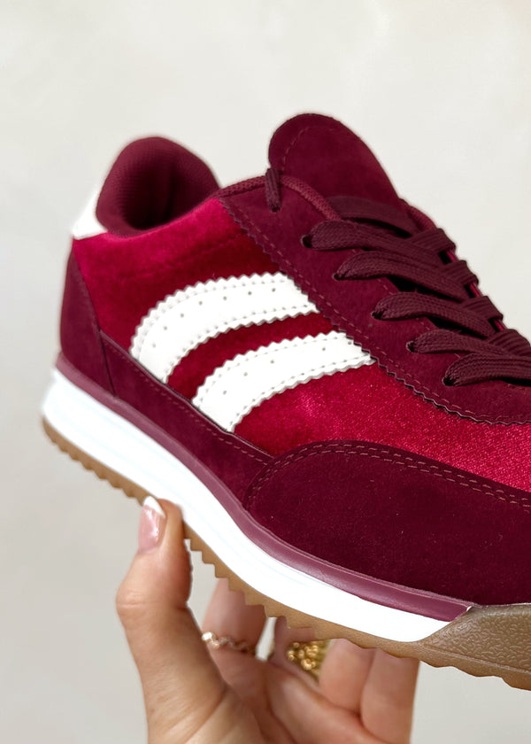 Axel trainer - Merlot-The Style Attic