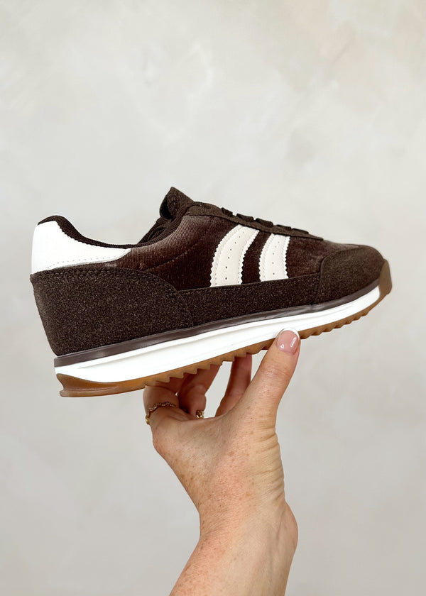 Axel trainer - chocolate-The Style Attic