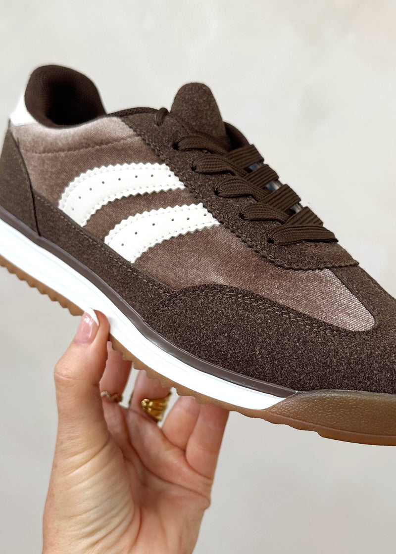 Axel trainer - chocolate-The Style Attic