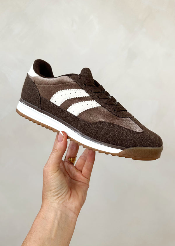 Axel trainer - chocolate-The Style Attic