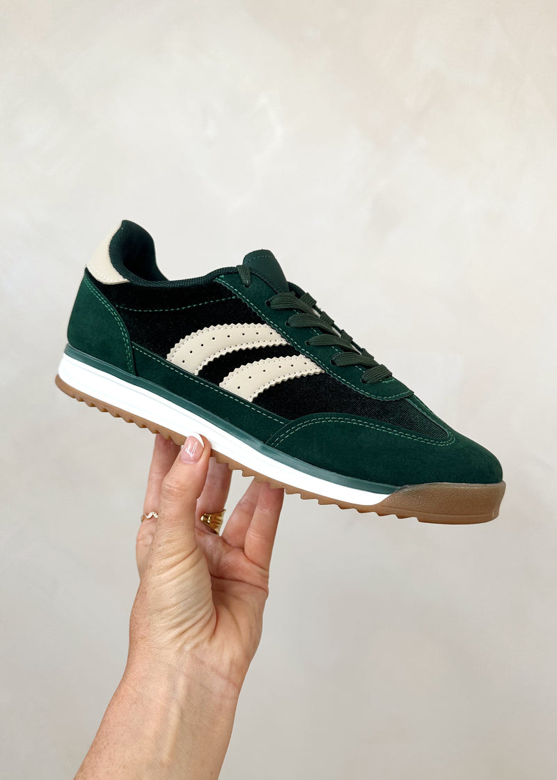 Axel trainer - forest green-The Style Attic