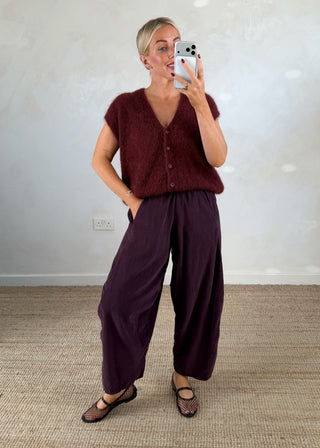 Baby cord Finn - Aubergine-The Style Attic