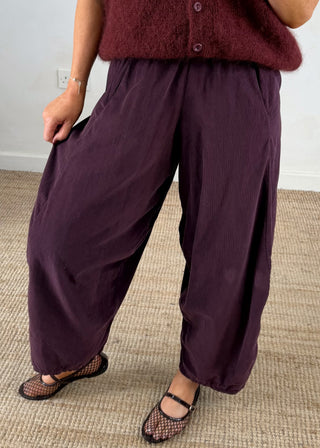 Baby cord Finn - Aubergine-The Style Attic