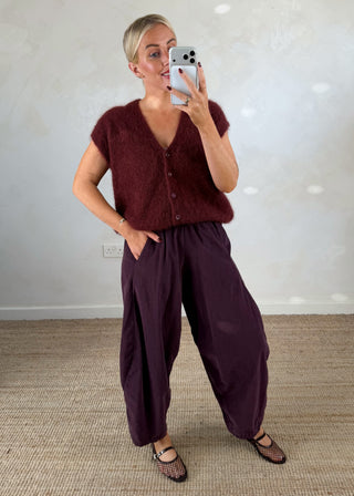 Baby cord Finn - Aubergine-The Style Attic