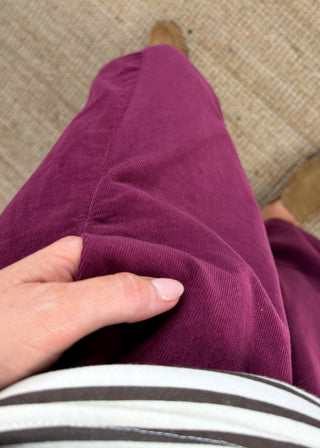 Baby cord Finn - Merlot-The Style Attic