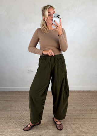 Baby cord Finn - Moss-The Style Attic