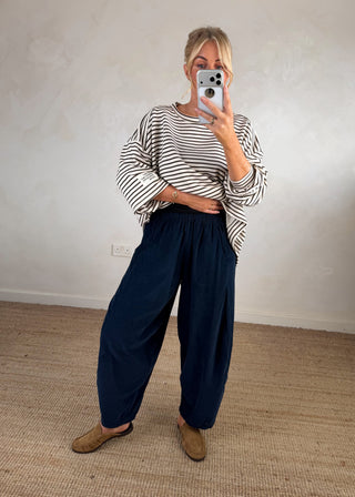 Baby cord Finn - Navy-The Style Attic