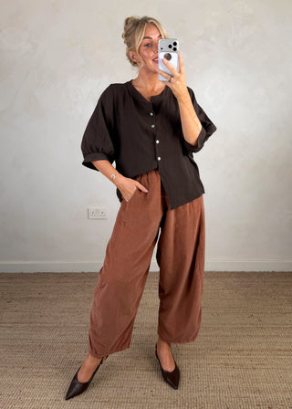 Baby cord Finn - Nutmeg-The Style Attic