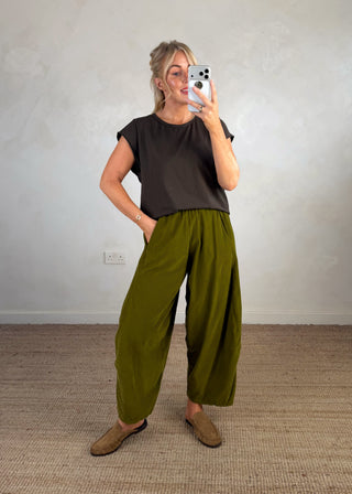 Baby cord Finn - Olive-The Style Attic