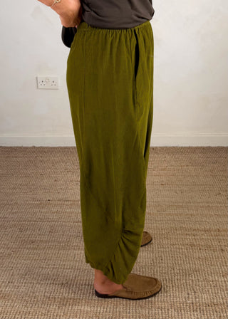 Baby cord Finn - Olive-The Style Attic