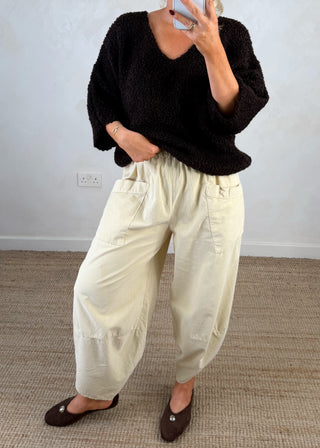 Baby cord Moda - Buttermilk-The Style Attic