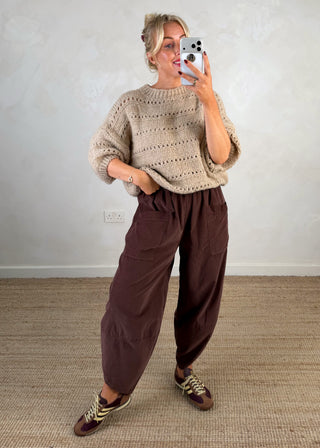 Baby cord Moda - Chocolate-The Style Attic