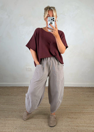 Baby cord Moda - Dove grey-The Style Attic