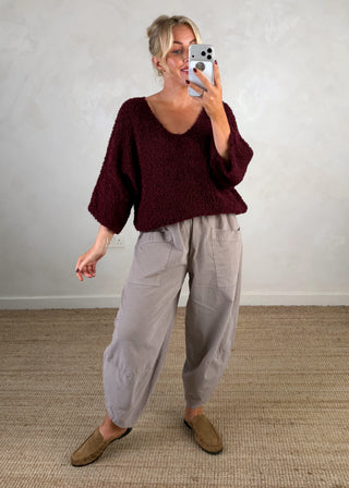 Baby cord Moda - Dove grey-The Style Attic