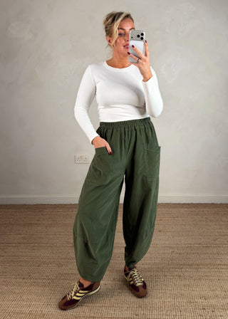 Baby cord Moda - Khaki-The Style Attic