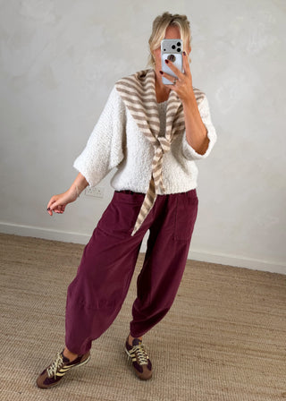 Baby cord Moda - Merlot-The Style Attic