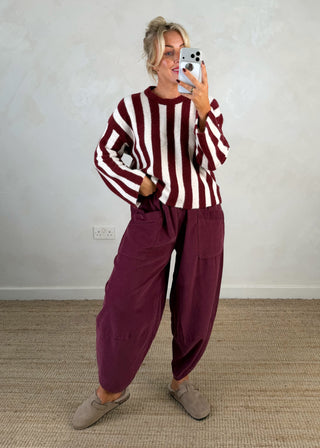Baby cord Moda - Merlot-The Style Attic