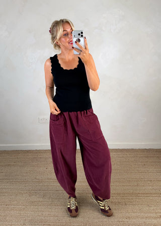 Baby cord Moda - Merlot-The Style Attic
