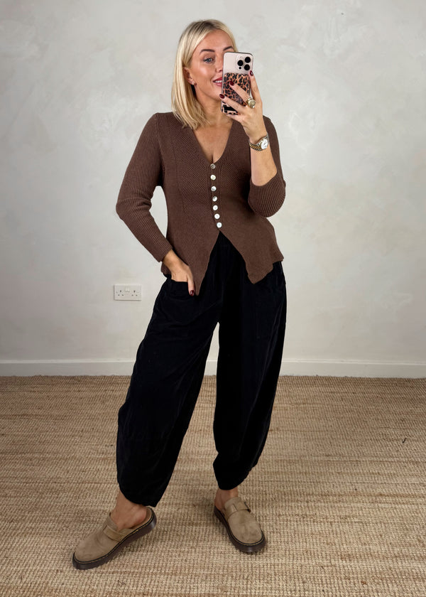 Baby cord Moda - black-The Style Attic