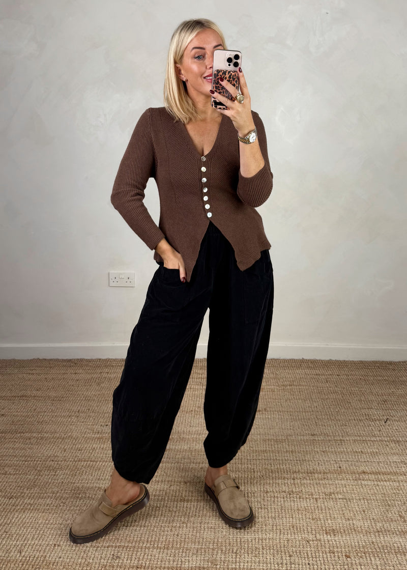 Baby cord Moda - black-The Style Attic