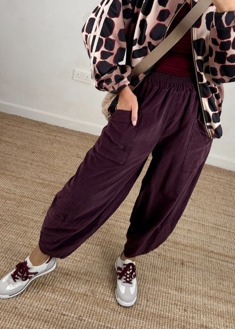 Baby cord Moda - damson-The Style Attic