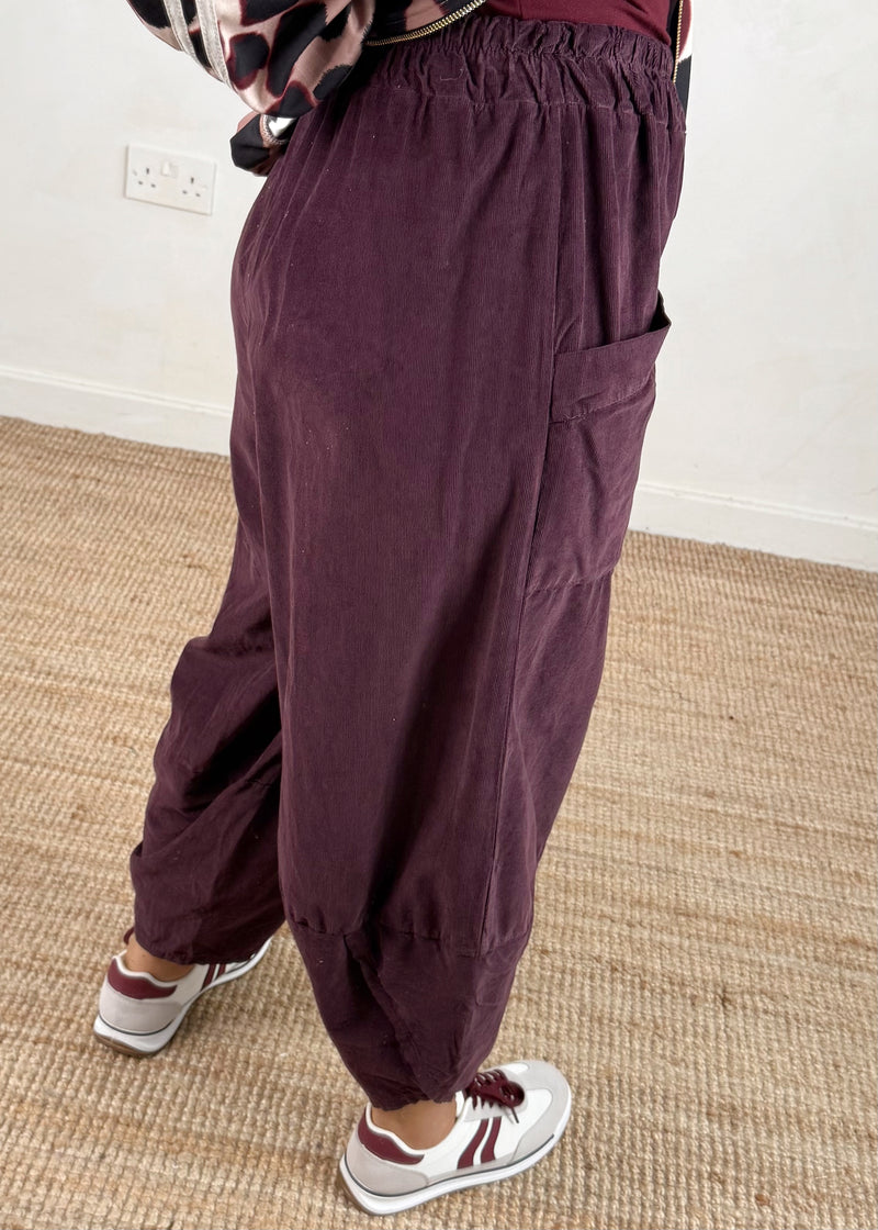 Baby cord Moda - damson-The Style Attic