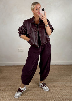 Baby cord Moda - damson-The Style Attic