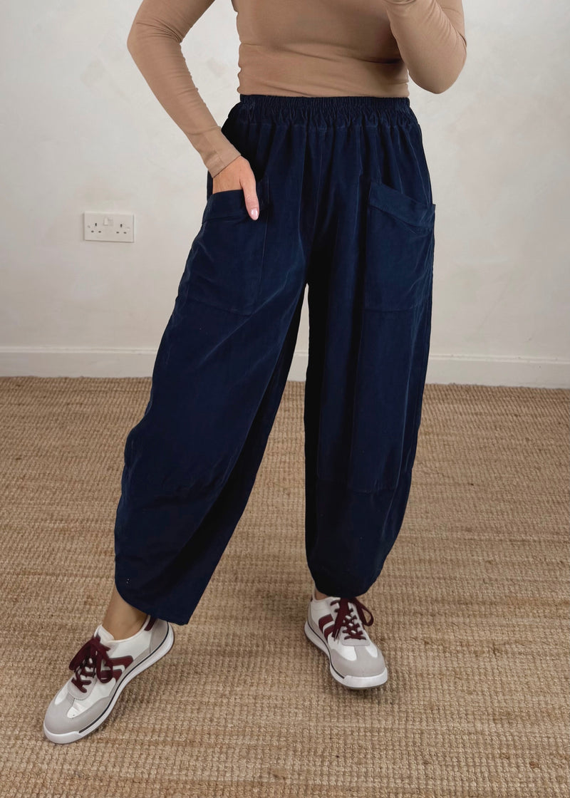 Baby cord Moda - navy-The Style Attic