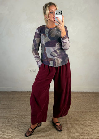 Baby cord Velma - Berry-The Style Attic