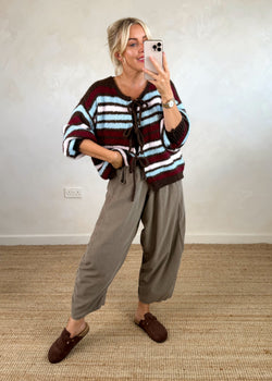 Baby cord finn - mocha-The Style Attic