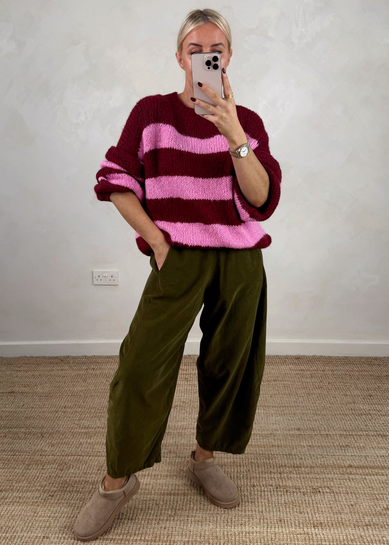 Baby cord finn - olive-The Style Attic