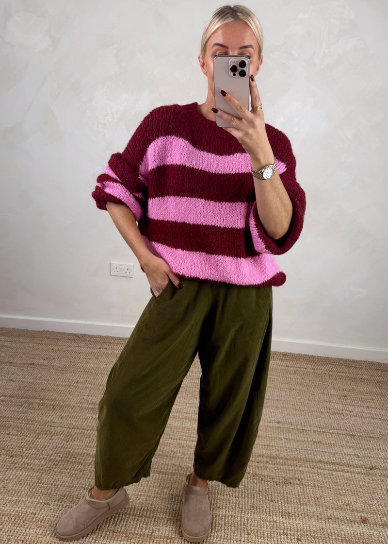 Baby cord finn - olive-The Style Attic