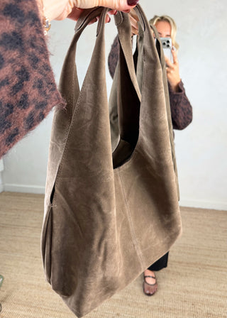 Bag in a bag shopper - Taupe-The Style Attic