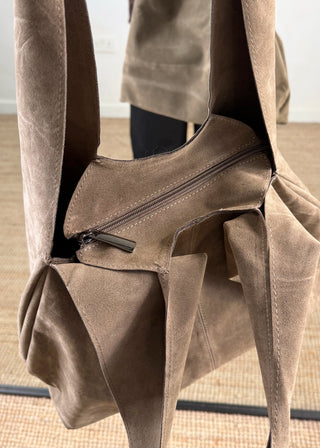 Bag in a bag shopper - Taupe-The Style Attic