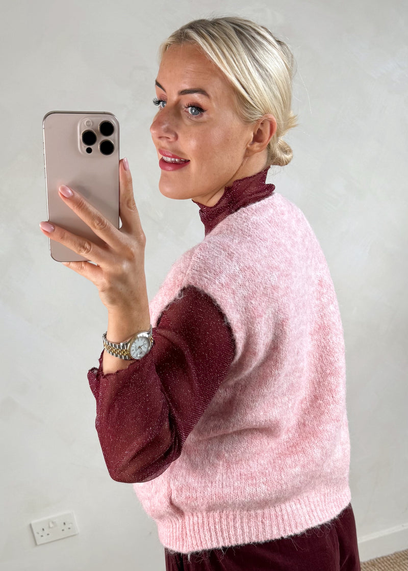Ballerina tie waistcoat - blush-The Style Attic