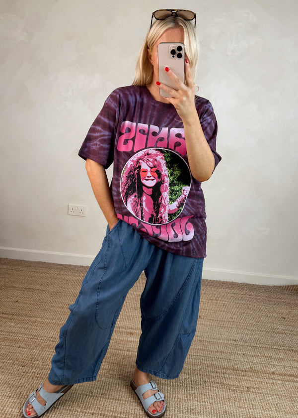 Band tee - Janis Joplin-The Style Attic