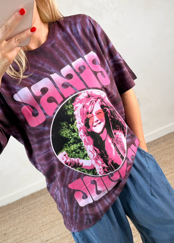 Band tee - Janis Joplin-The Style Attic