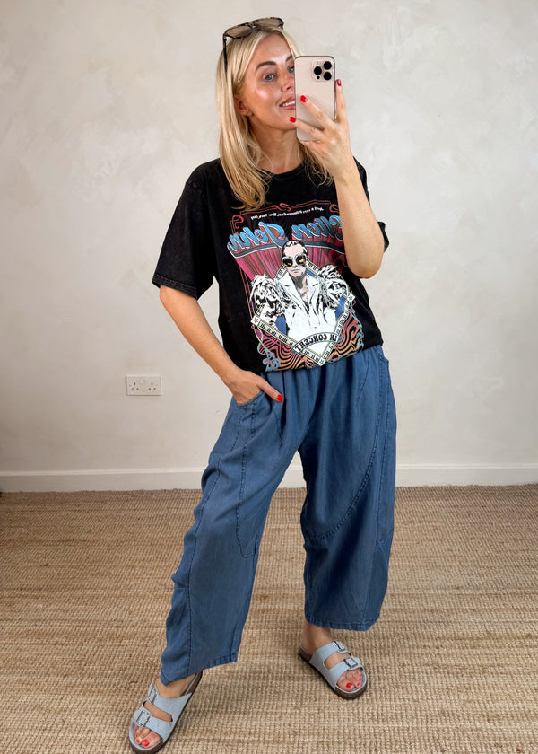 Band tee - elton John-The Style Attic