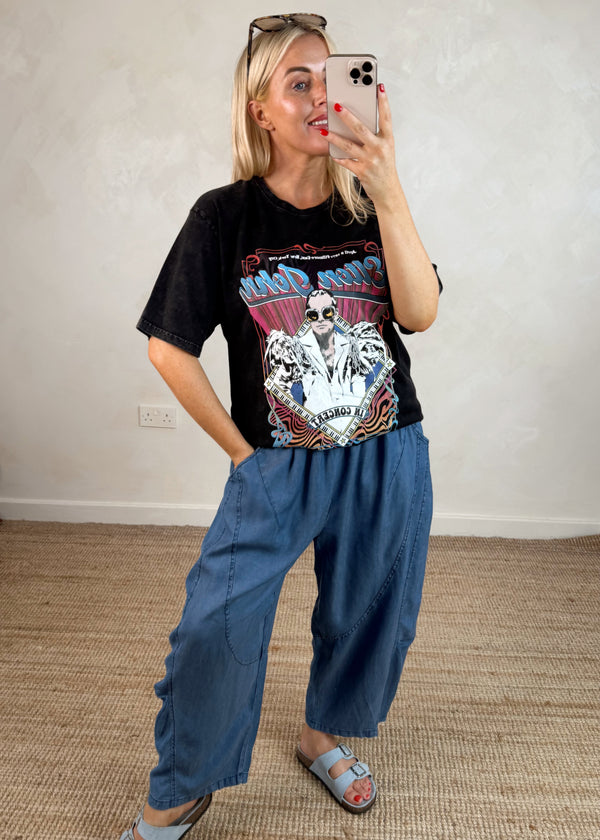 Band tee - elton John-The Style Attic