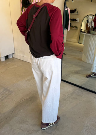 Barrel leg magic pants - Cream-The Style Attic