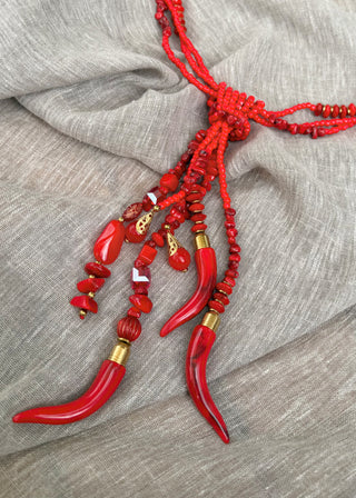 Beaded necklace-The Style Attic