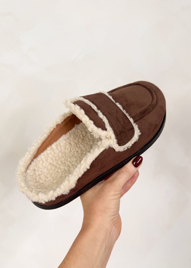 Bella mules - chocolate-The Style Attic