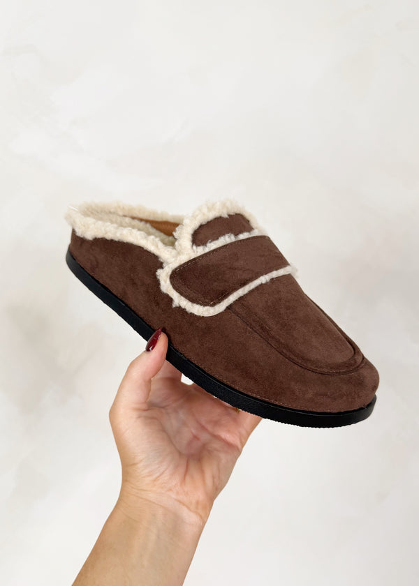 Bella mules - chocolate-The Style Attic