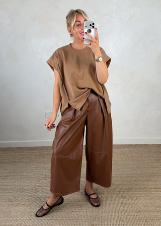 Benji sweater - Camel-The Style Attic