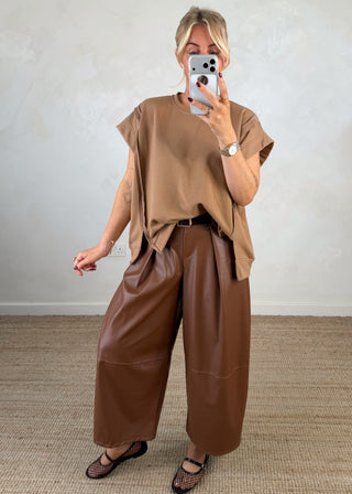 Benji sweater - Camel-The Style Attic