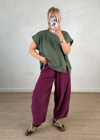 Benji sweater - Khaki-The Style Attic