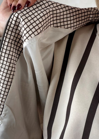 Bertie checked hooded jacket-The Style Attic