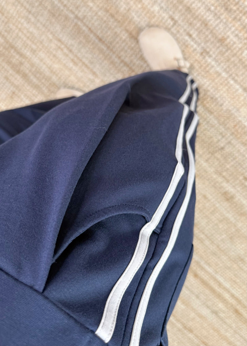 Beth striped jogger - navy-The Style Attic