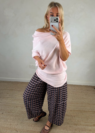 Betsy slouch knit - Bubblegum-The Style Attic